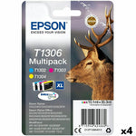 Original Tintenpatrone Epson SX525WD/620FW/ OFFICE B42WD/525WD/625FWD/925FWD Dreifarbig (4 Stück)