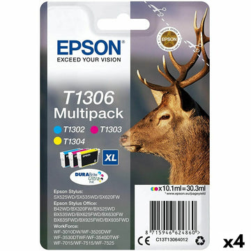 Original Tintenpatrone Epson SX525WD/620FW/ OFFICE B42WD/525WD/625FWD/925FWD Dreifarbig (4 Stück)