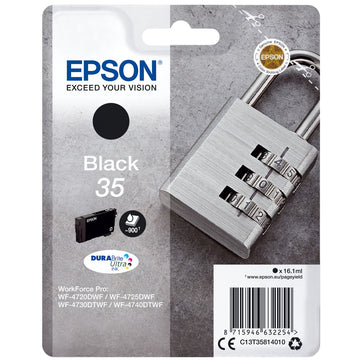 Original Tintenpatrone Epson C13T35814010 (16,1 ml) Schwarz