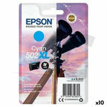 Original Tintenpatrone Epson XP-5100 5105 WF2860DWF 2865DWF Türkis (10 Stück)