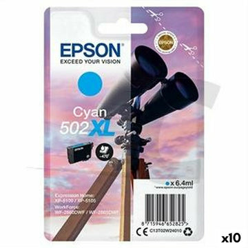 Original Tintenpatrone Epson XP-5100 5105 WF2860DWF 2865DWF Türkis (10 Stück)