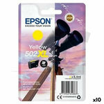Original Tintenpatrone Epson XP-5100 5105 WF2860DWF 2865DWF Nº 502XL Gelb (10 Stück)