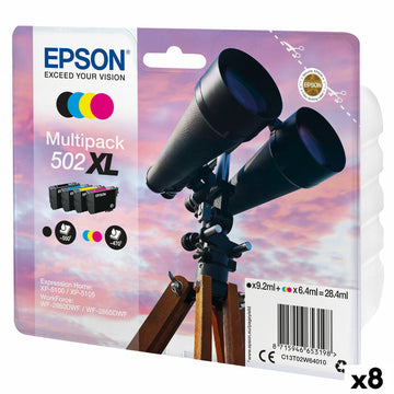 Original Tintenpatrone Epson XP-5100 5105 WF2860DWF 2865DWF Schwarz/Zyanblau/Magenta/Gelb (8 Stück)