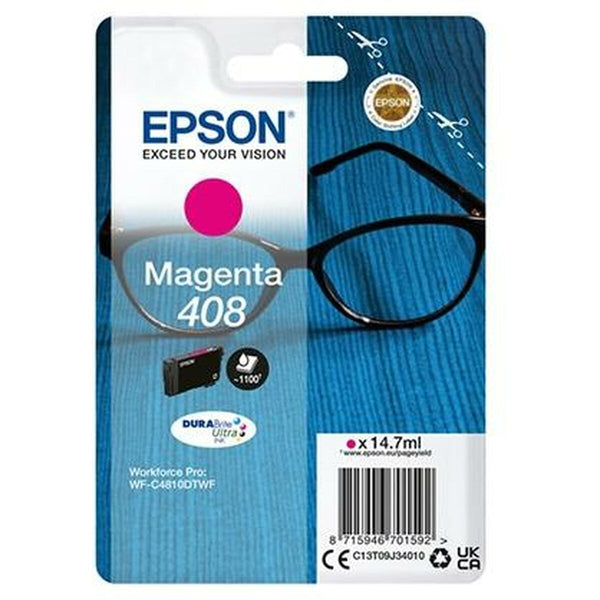 Original Tintenpatrone Epson 408 Schwarz Magenta