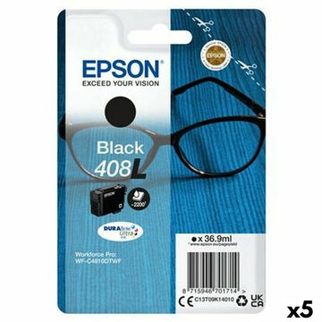 Original Tintenpatrone Epson WF-C4810DTWF Schwarz (5 Stück)