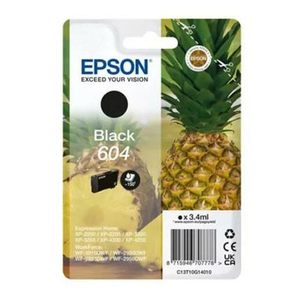 Original Tintenpatrone Epson XP-2200 WF-2910DWF Schwarz (10 Stück)