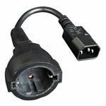 Stromkabel GEMBIRD PC-SFC14M-01 C14 Schwarz 15 cm
