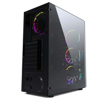 ATX Semi-Tower Gehäuse GEMBIRD CCC-FC-1500RGB Schwarz