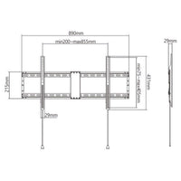 Wandhalterung GEMBIRD WM-90F-01 43" 90"