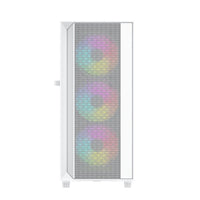 ATX Semi-Tower Gehäuse GEMBIRD Fornax 4000W ARGB Weiß Bunt