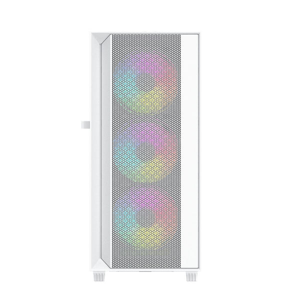 ATX Semi-Tower Gehäuse GEMBIRD Fornax 4000W ARGB Weiß Bunt