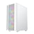 ATX Semi-Tower Gehäuse GEMBIRD Fornax 4000W ARGB Weiß Bunt