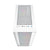 ATX Semi-Tower Gehäuse GEMBIRD Fornax 4000W ARGB Weiß Bunt