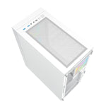 ATX Semi-Tower Gehäuse GEMBIRD Fornax 4000W ARGB Weiß Bunt