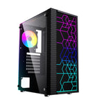 ATX Semi-Tower Gehäuse GEMBIRD Fornax 2500 ARGB Schwarz Bunt