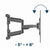 Wandhalterung GEMBIRD WM-75ST-01 32" 75"