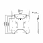 TV Halterung Neomounts NM-W25BLACK 10" 30" 25 kg