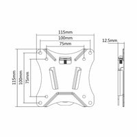 TV Halterung Neomounts NM-W25BLACK 10" 30" 25 kg