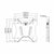TV Halterung Neomounts NM-W25BLACK 10" 30" 25 kg