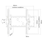 TV Halterung Neomounts PLASMA-W200BLACK 70" 100 kg