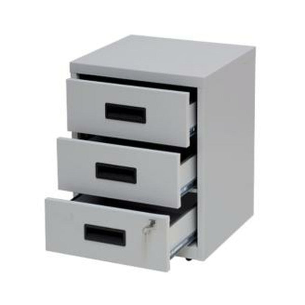 Schubladenschrank Bisley Grau Metall