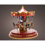 Weihnachtsschmuck Lumineo Karussell 24 x 24 x 25 cm Licht Beweglichen