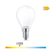LED-Lampe Philips E 6.5 W 6,5 W 60 W E14 806 lm Ø 4,5 x 8 cm (4000 K)