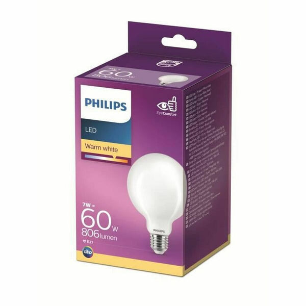 LED-Lampe Philips Equivalent 60 W Weiß E E27 (2700 K)