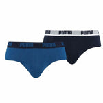 Packung Unterhosen Puma Basic Blau 2 Stücke