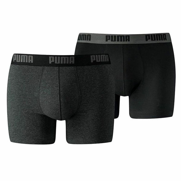 Boxer Puma Basic Schwarz/Grau (2 uds)
