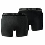 Packung Unterhosen Puma Basic Grau Boxer 2 Stücke