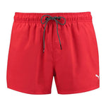 Herren Badehose Puma Swim Short Rot