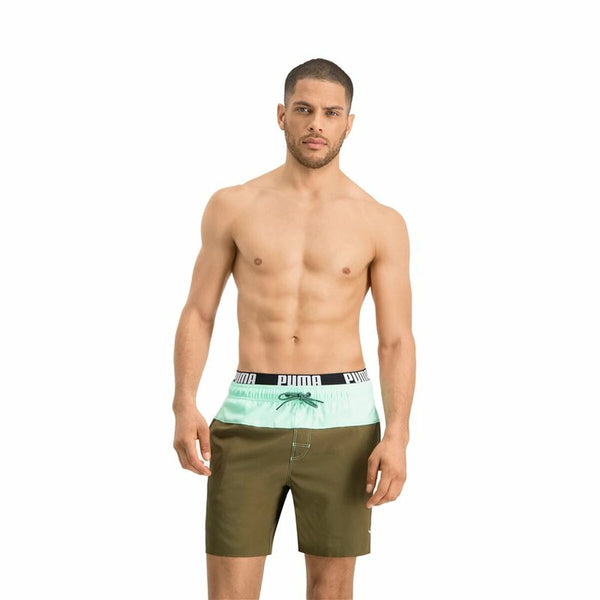 Herren Badehose Puma Swim Olive