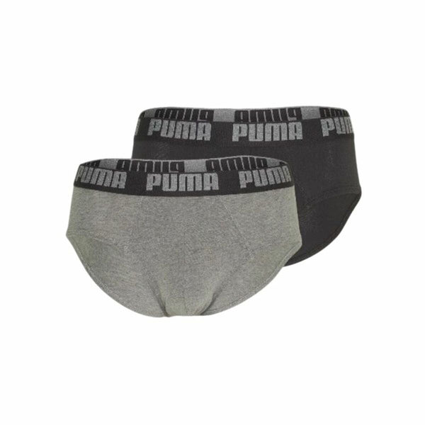 Packung Unterhosen Puma Basic Grau 2 Stücke