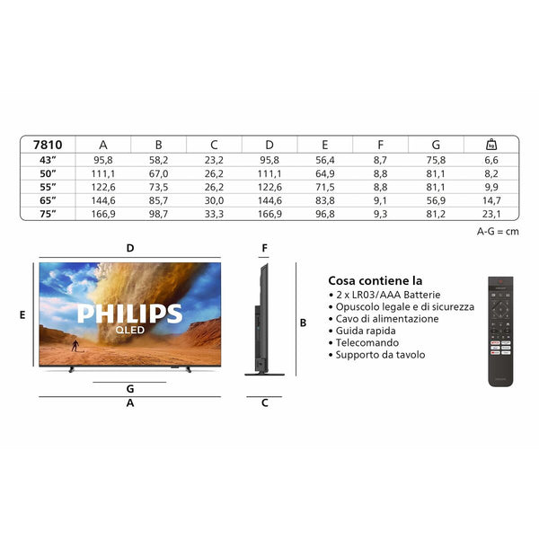 Smart TV Philips 43PUS7810/12 4K Ultra HD 43" LED