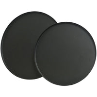 Tablettset Lifetime Matte Hinterseite Stahl kreisförmig Ø 35 cm 2 Stück