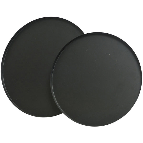 Tablettset Lifetime Matte Hinterseite Stahl kreisförmig Ø 35 cm 2 Stück