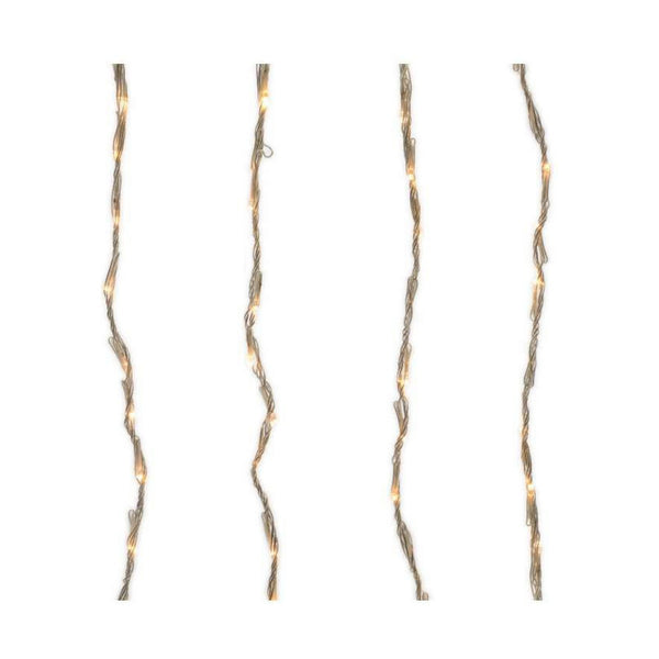 LED-Lichtvorhang Lumineo Durchsichtig 2 x 1 m