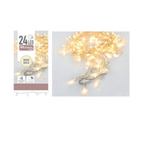 LED-Lichterkette Durchsichtig Warmes licht Warmes Weiß 2,3 m 2,5 m 1,8 m