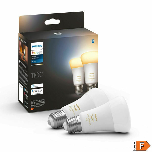 Smart Glühbirne Philips Pack de 2 E27 Weiß F E27 (2200K) (6500 K)