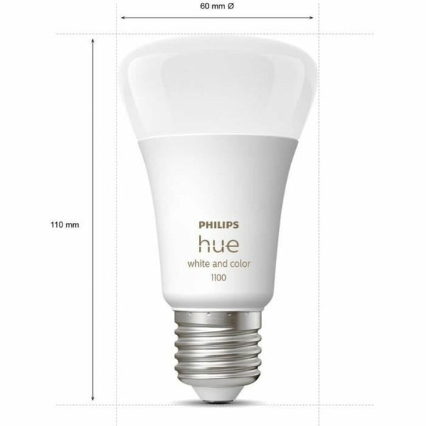 Smart Glühbirne Philips Kit de inicio: 3 bombillas inteligentes E27 (1100) 9 W E27 6500 K 806 lm