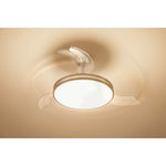 Deckenventilator mit Lampe Philips Atlas 35 W 28 W 4500 Lm Nickel (2700 K)