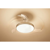 Deckenventilator mit Lampe Philips Atlas 35 W 28 W 4500 Lm Nickel (2700 K)
