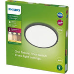 LED-Deckenleuchte Philips Superslim Schwarz 15 W