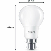 LED-Lampe Philips 60 W Mattierend Warmes Weiß F 8 W 60 W B22 3 Stück (2700 K)