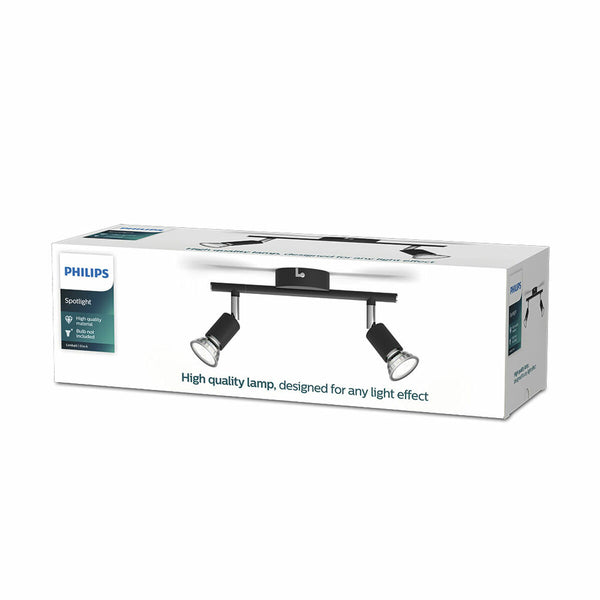 Fokus Philips limbali Schwarz GU10 (2 Stück)
