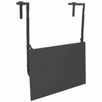 Klappbarer Tisch für Balkon Ambiance Schwarz Dunkelgrau 60 x 43 cm