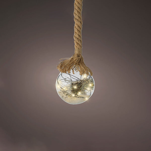 LED-Lampe Lumineo Ø 20 cm Durchsichtig