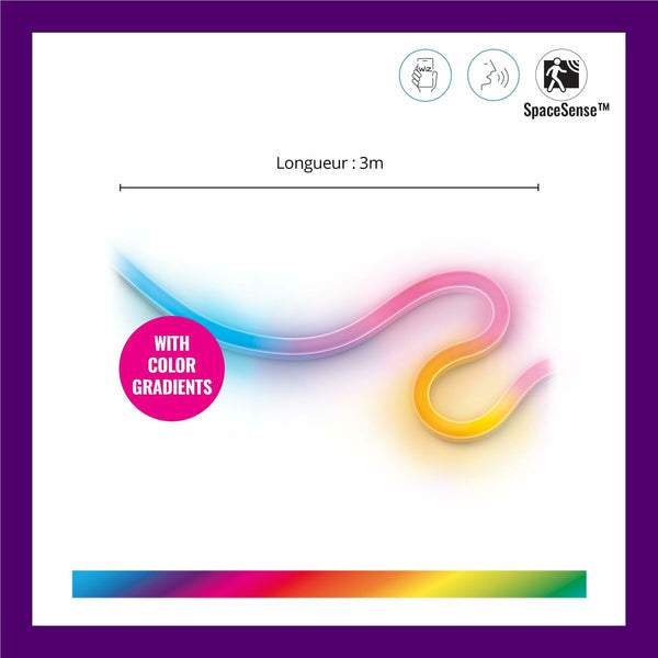 Neonstreifen Wiz 3 m Weiß