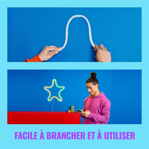 Neonstreifen Wiz 3 m Weiß